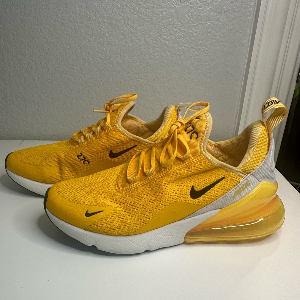 Nike Air Max 270 Golden Yellow Sneakers